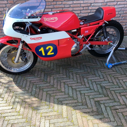 1980 Triumph rob north 750cc classicracer  oldtimer motorfiets te koop