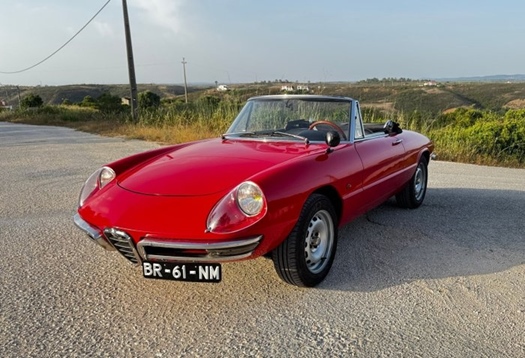 1967 Alfa Romeo Spider 1600 Duetto "Osso di Seppia" oldtimer te koop