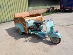 1953 Piaggio Acma Calessino, french APE 150 Calessino oldtimer motorfiets te koop