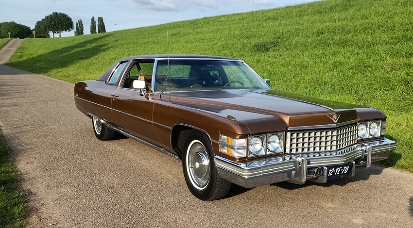 1974 Cadillac Coupe de Ville oldtimer te koop