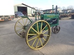 1936 John Deere A Unstyled on full steel wheels, oldtimer tractor te koop