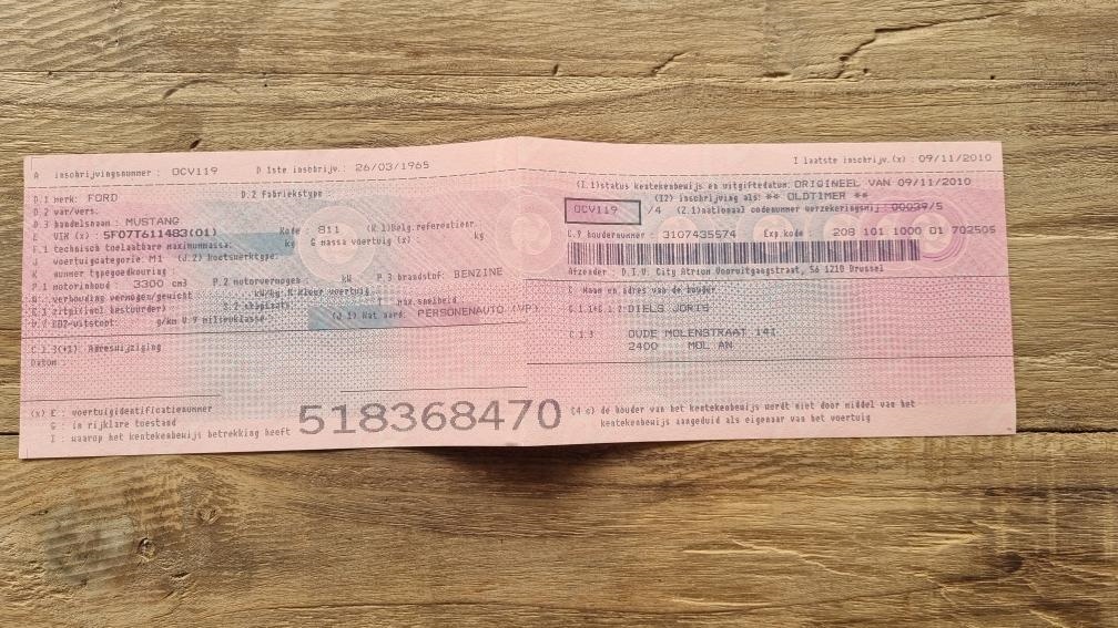 1965 Ford Mustang oldtimer te koop