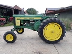 1957 John Deere 720 Diesel Pony start oldtimer tractor te koop