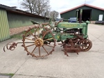 1935 John Deere B Unstyled on full steel skeleton wheels oldtimer tractor te koop