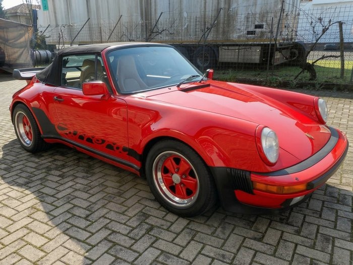1986 Porsche Carrera 3.2 Turbo Look Cabrio oldtimer te koop