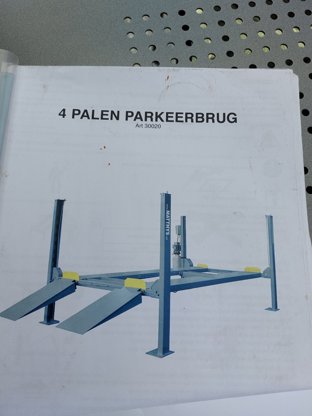 4-palen parkeerbrug te koop
