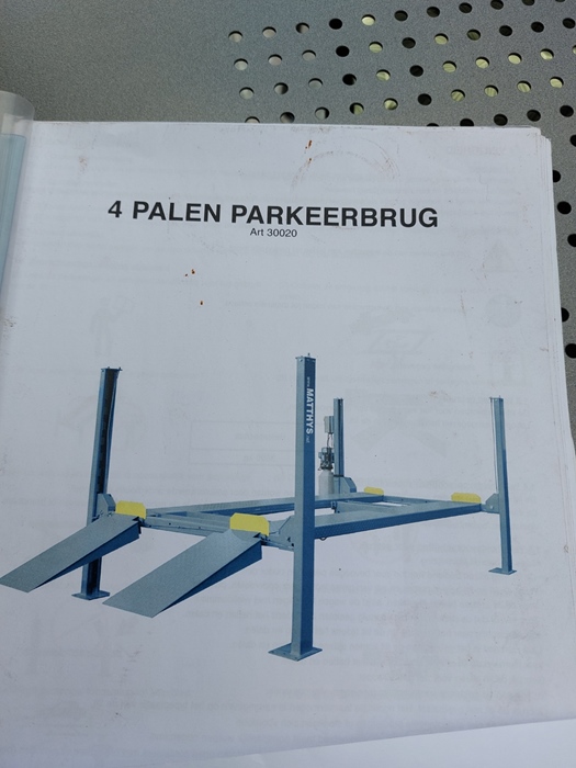 4-palen parkeerbrug te koop