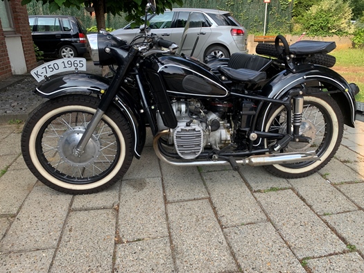 1967 Dnepr K750 oldtimer motorfiets te koop
