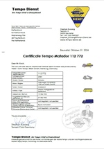 1952 Tempo Matador oldtimer te koop