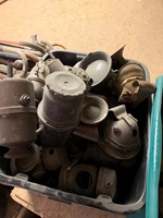 Partij carbuur achterlichten en voor lichten motor oldtimer te koop