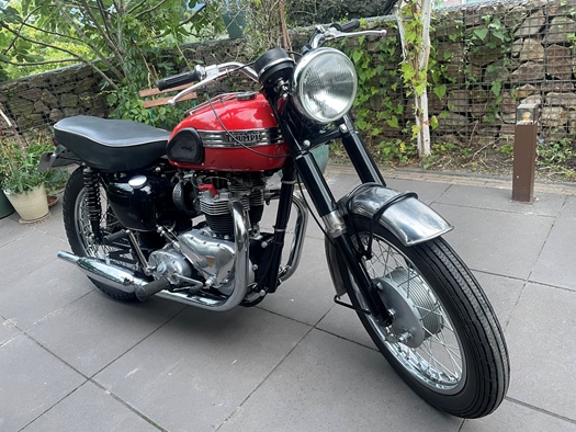 1958 Triumph 6t Thunderbird 650cc oldtimer motorfiets te koop