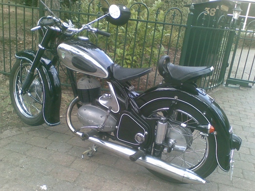 1955 DKW RT250 oldtimer motorfiets te koop