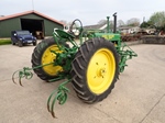 1936 John Deere A Unstyled,  with cultivators oldtimer tractor te koop