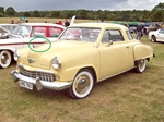 Studebaker motorkap embleem  1949-53 oldtimer te koop