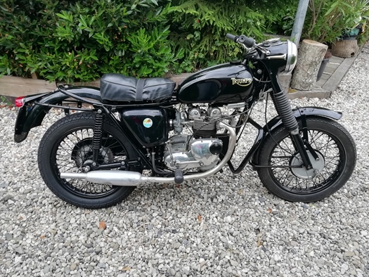 1966 Triumph 3TA oldtimer motorfiets te koop