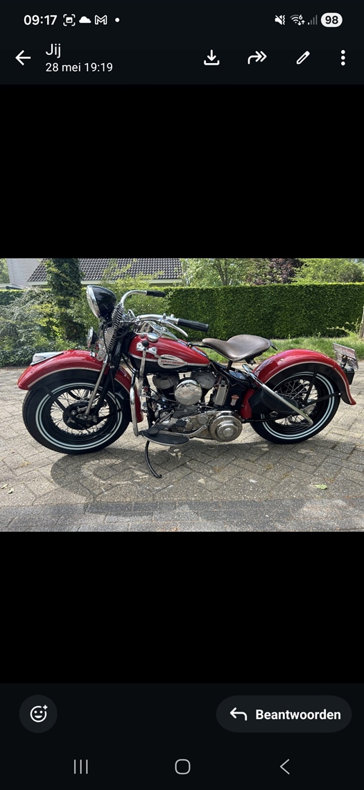 1942 Harley-Davidson WL oldtimer motorfiets te koop