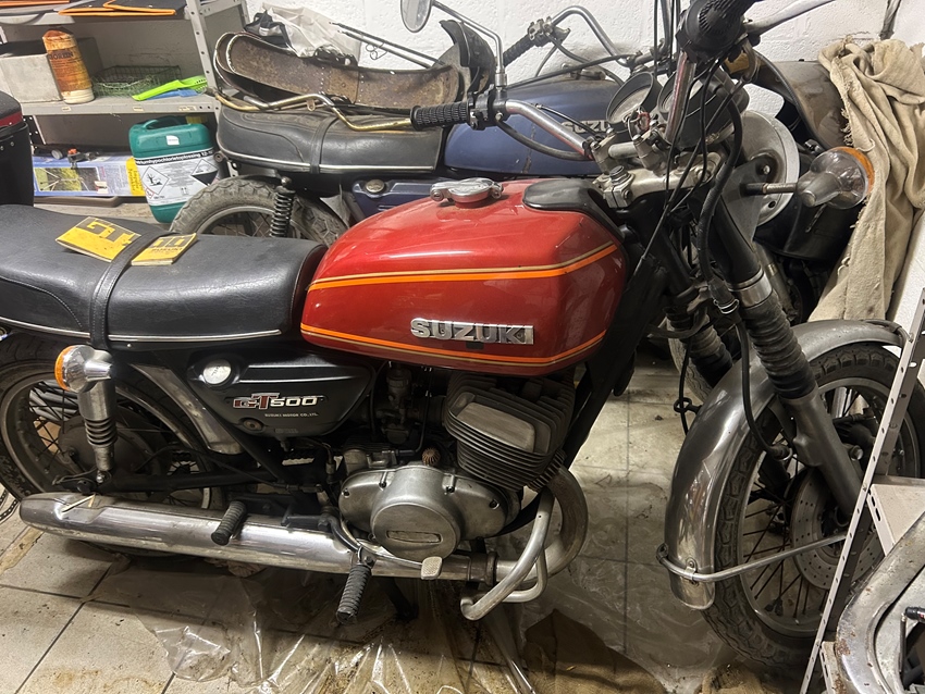 1971 Suzuki t500/2 oldtimer motorfiets te koop