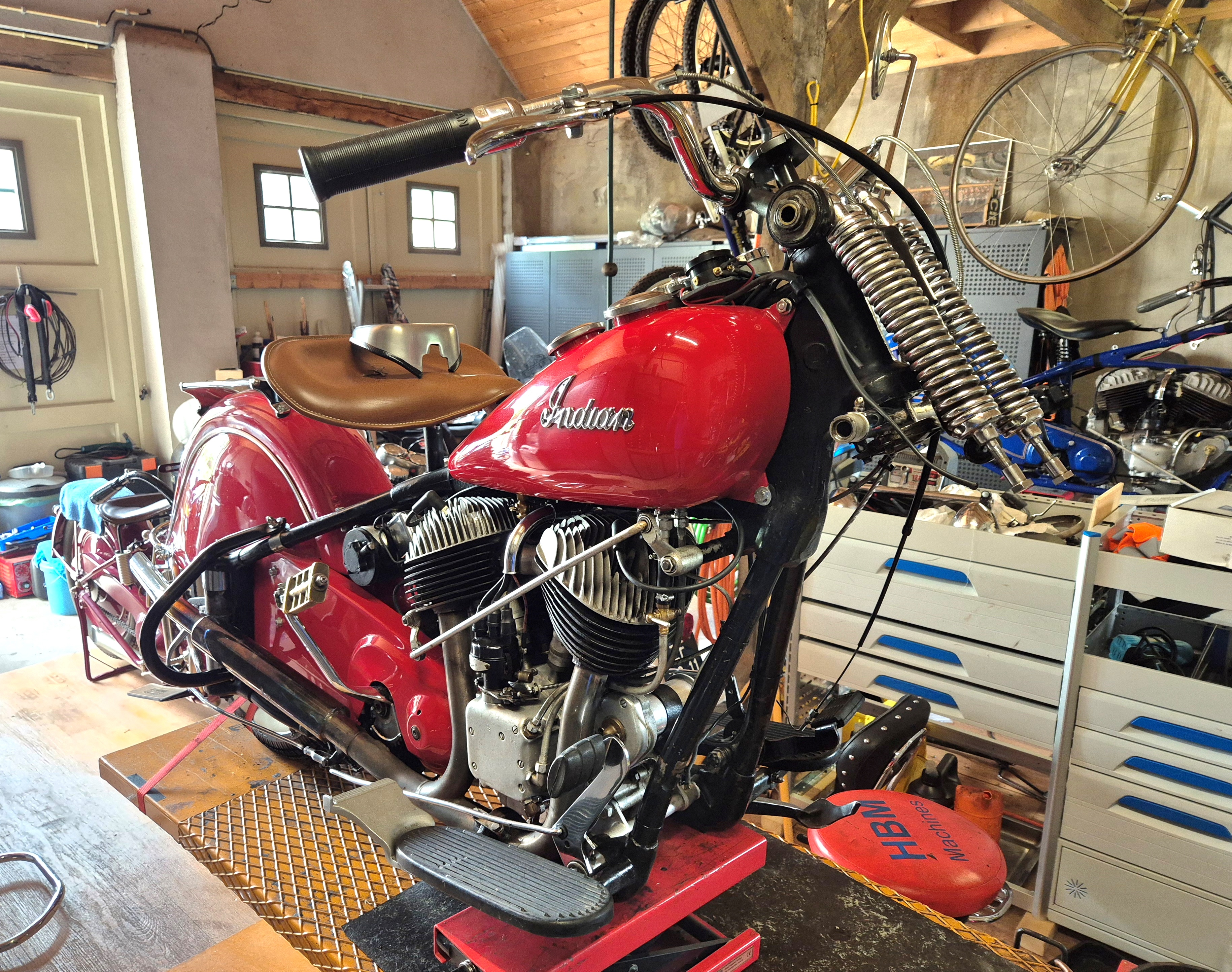 1938 Indian Chief 348 oldtimer motorfiets te koop
