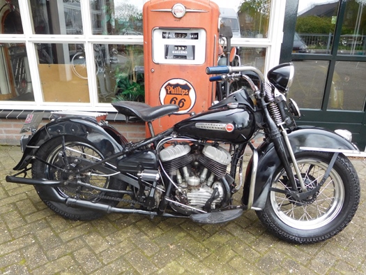 1950 Harley-Davidson wl 750 oldtimer motorfiets te koop