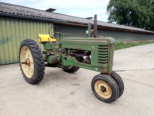 1950 John Deere B Styled, electric start, oldtimer te koop
