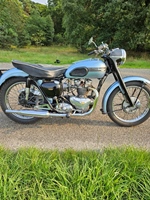 1954 Triumph Tiger 100 oldtimer motorfiets te koop