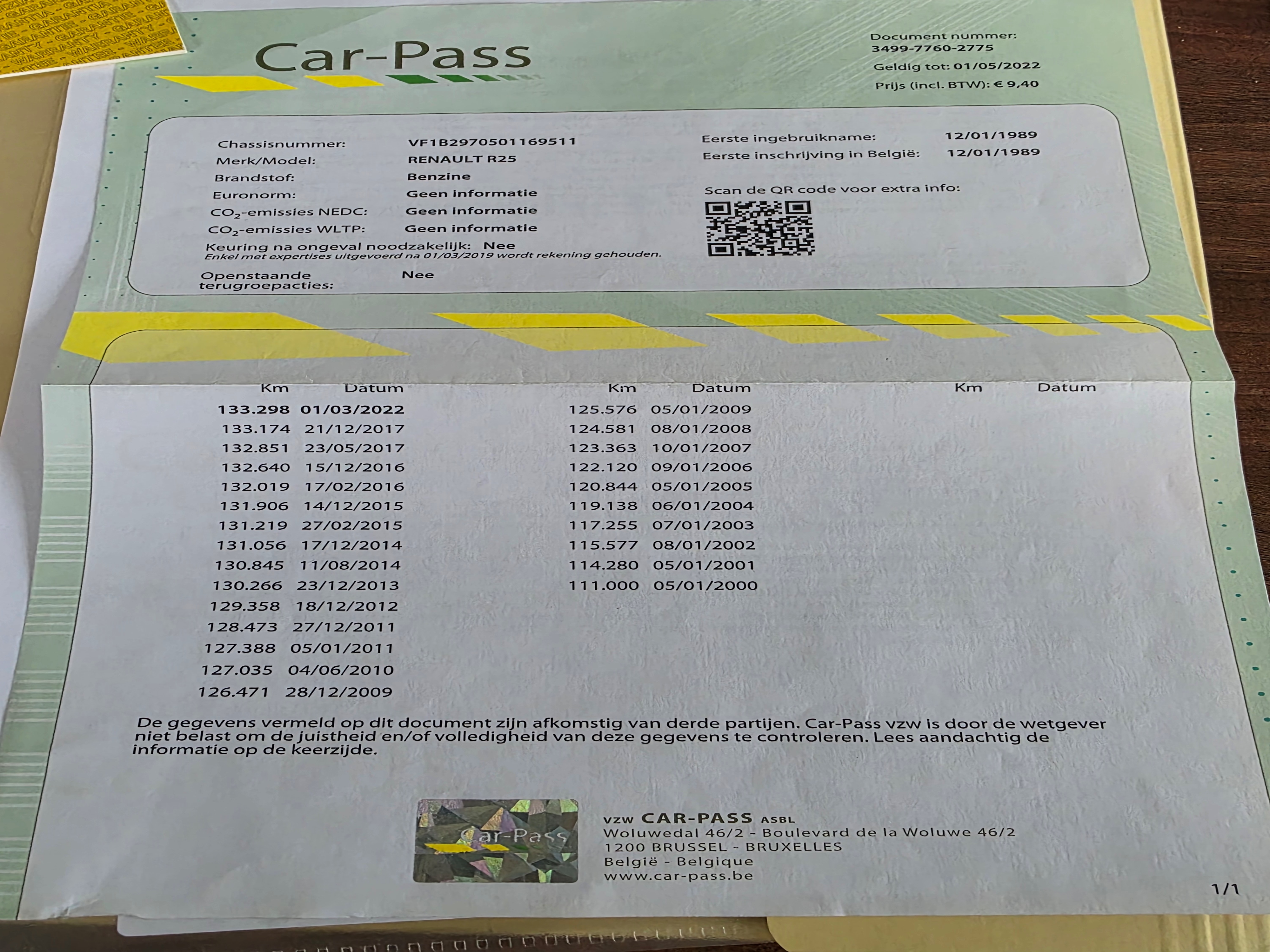 1989 Renault r25 gts oldtimer te koop