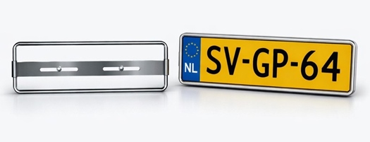 Chromen Nummerplaat Houder s in diverse maten te koop