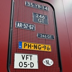 Chromen Nummerplaat Houder s in diverse maten oldtimer te koop