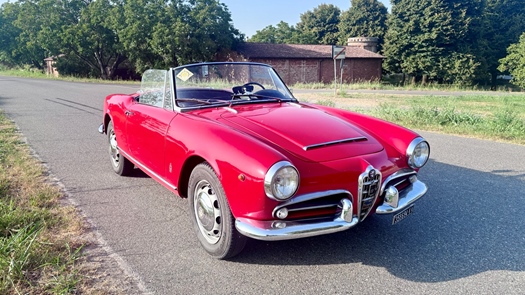 1962 Alfa Romeo Giulietta Spider oldtimer te koop