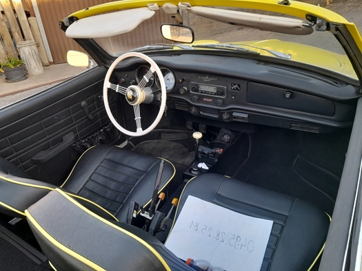 1973 Volkswagen Karmann ghia cabrio  oldtimer te koop
