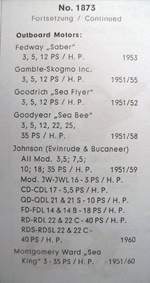 Kontaktpuntset voor Johnson/Bucaneer/Evinrude/Star oldtimer te koop