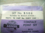 Contact Puntset Alfa Romeo/Audi/Saab/Merc/VW/DAF oldtimer te koop