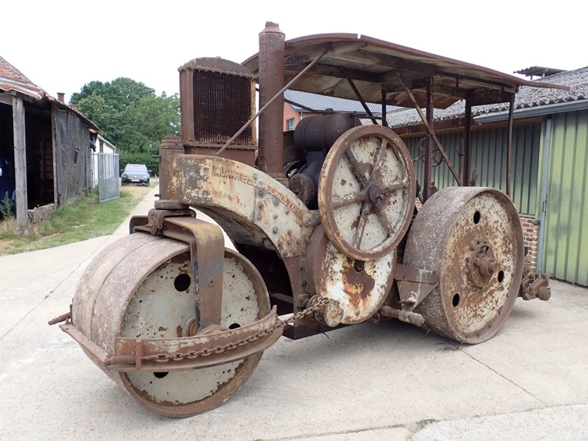 1923 Munktells Munktell's Hotbulb Road Roller oldtimer tractor te koop