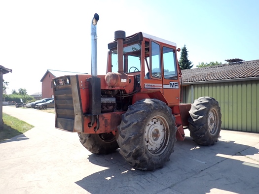 1975 Massey Ferguson MF 1805 Articulated V8, oldtimer tractor te koop