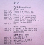 Set contactpunten Ford Taunus en NSU jaren 1960 oldtimer te koop