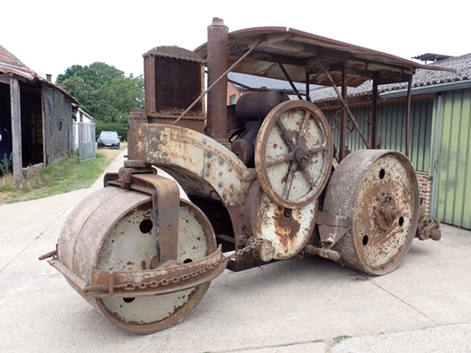 1923 Munktells Munktell's Hotbulb Road Roller vooroorlogse oldtimer tractor te koop