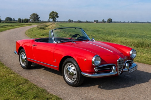 1961 Alfa Romeo Giulietta Spider oldtimer te koop