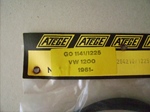 Tellerkabel VW Kever v.a. 1961 en Scirocco oldtimer te koop