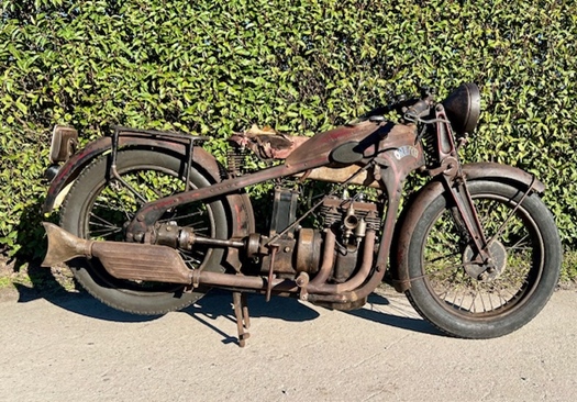 1930 Dresch Monobloc 500 vooroorlogse oldtimer motorfiets te koop