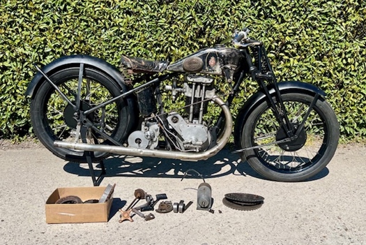 1929 Sarolea 24U vooroorlogse oldtimer motorfiets te koop