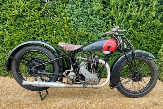 1929 Coventry Eagle D44 vooroorlogse oldtimer motorfiets te koop