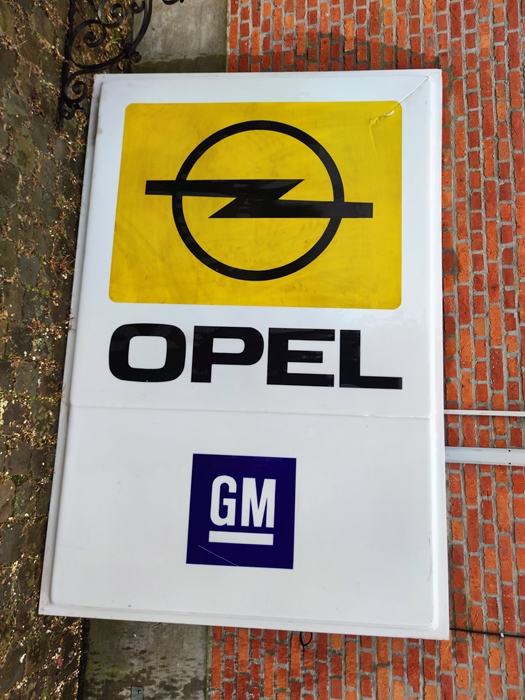 Opel dealer bord te koop