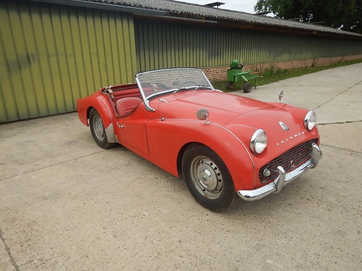 1958 Triumph TR3A Convertible 2,2 litre with hardtop oldtimer te koop