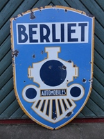 plaques émaillées originelles, marques de voitures oldtimer te koop