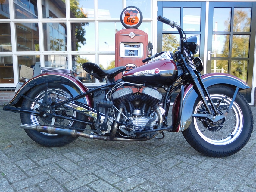 1943 Harley-Davidson wl 750 oldtimer motorfiets te koop