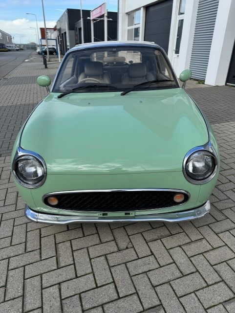1991 Nissan 122 Figaro emerald groen oldtimer te koop