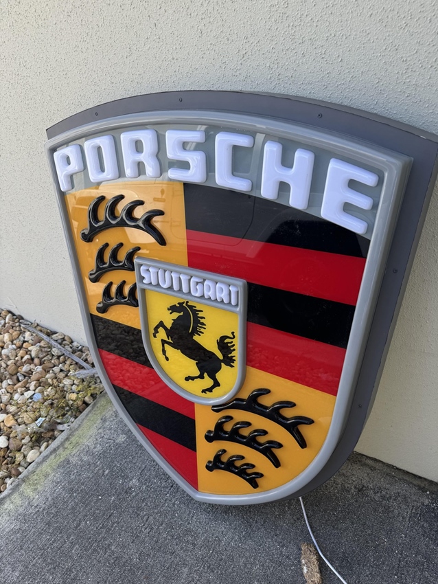 Porsche Neon Logo Sign te koop