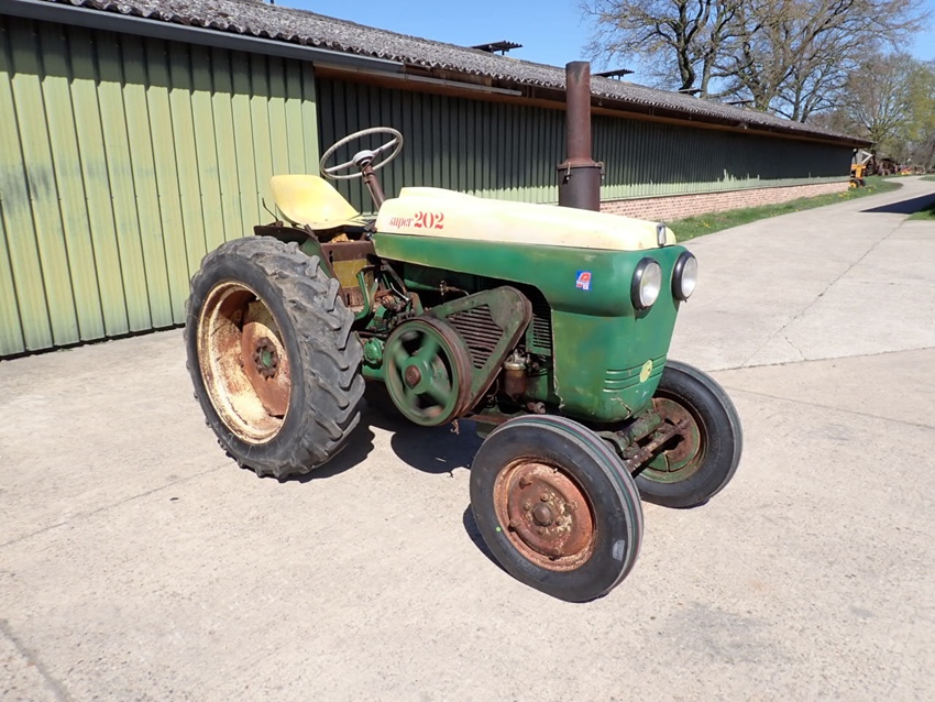 1958 Vierzon 202 Hotbulb Vineyard oldtimer tractor te koop