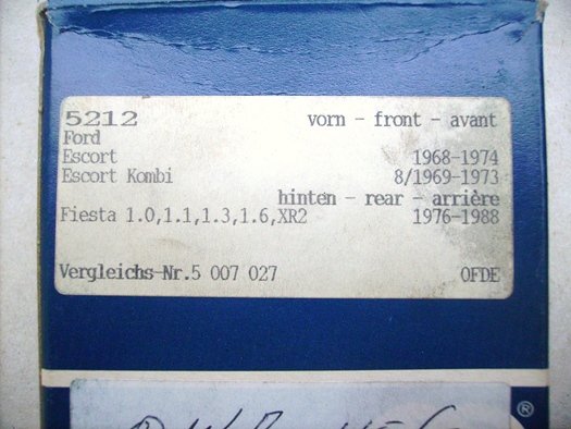 Set achterwiellagers Ford Escort/Fiësta Oldtimer te koop