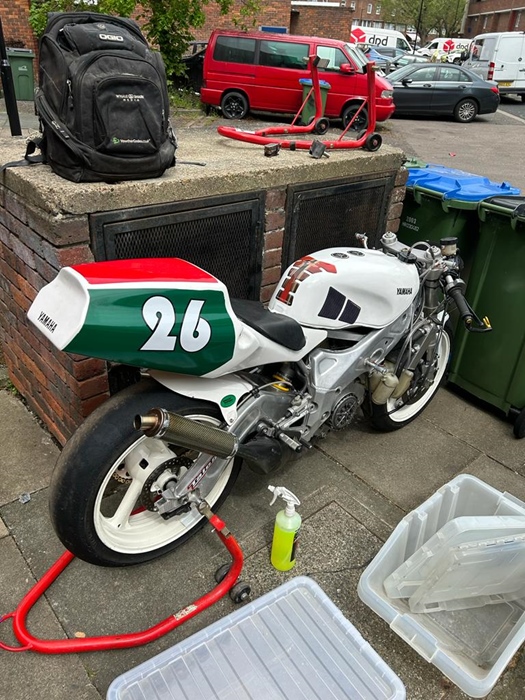 1993 Yamaha tz250 4dp  oldtimer motorfiets te koop